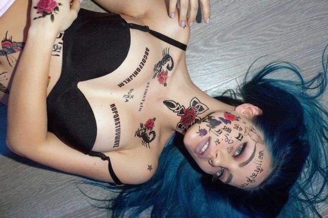 Катя Кищук фотография в татуировках
