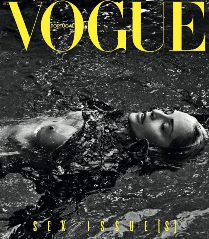 Шэрон Стоун фото в воде для Vogue