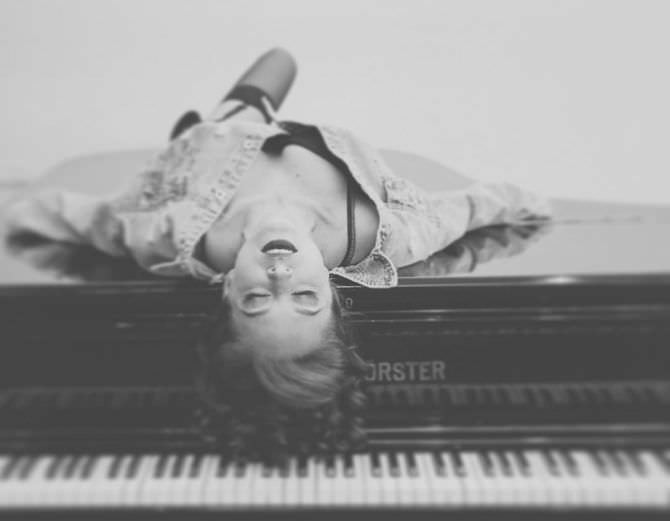 Серафима Низовская фотосессия с роялем