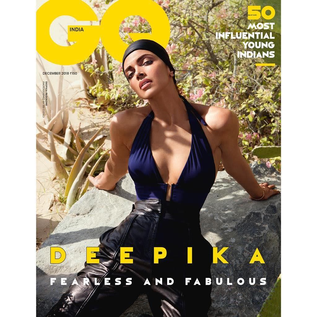 Дипика Падуконе на обложке журнала GQ