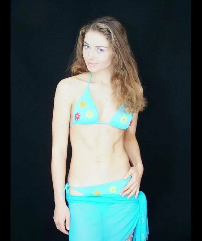 Марина Казанкова фотография в голубом бикини